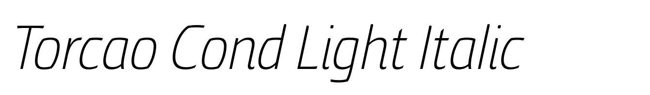 Torcao Cond Light Italic